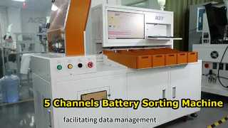 5 Channels  Battery Sorting Machine